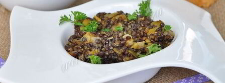 кабачки тушеные в морковном соке c чечевицей. Шаг 18