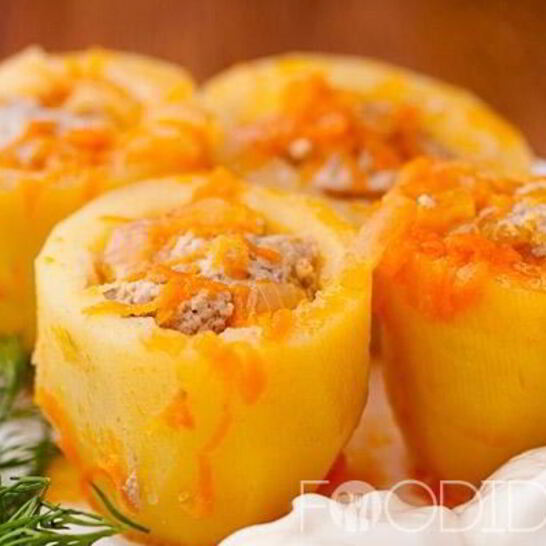 Рецепт картошки фаршированной фаршем