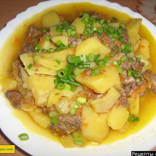 Рецепт картошки с тушенкой в кастрюле тушеная