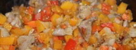 овощи, тушенные с мясом. Шаг 6