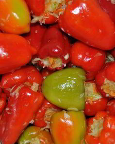 Перец фаршированный капустой