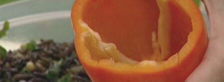 помидоры и перец, фаршированные диким рисом. Шаг 10