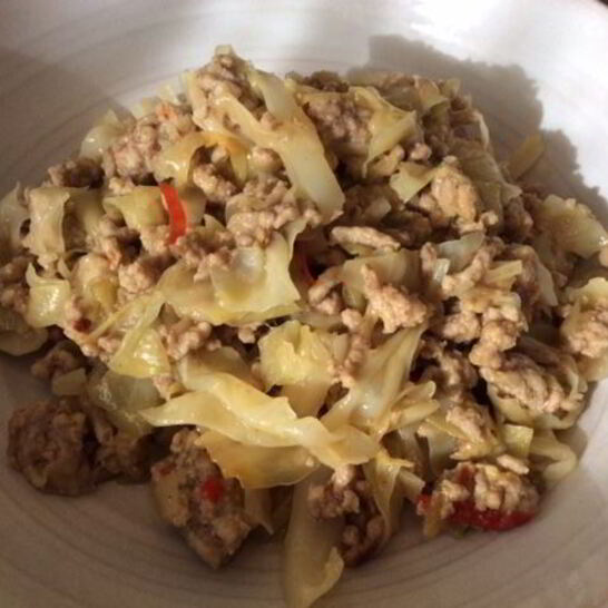 Рецепт тушеной капусты с фаршем в скороварке