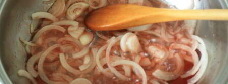 фламбированная печень трески. Шаг 4