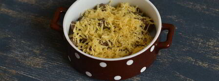 говяжья печень под сыром. Шаг 8