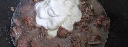 говяжья печень тушеная в мультиварке. Шаг 8