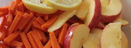 куриная печень с яблоками и баклажанами. Шаг 4