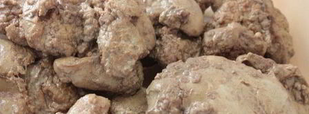 куриная печень с яблоками и баклажанами. Шаг 5