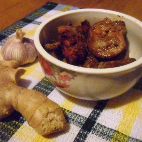 Рецепт куриной печени со специями