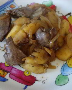 Нежная куриная печеночка