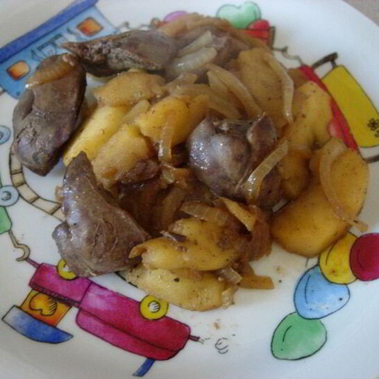 Рецепт нежной куриной печеночки