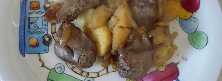 нежная куриная печеночка. Шаг 6