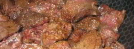 печень говяжья, тушенная в сметане. Шаг 7