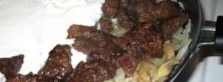 печень говяжья, тушенная в сметане. Шаг 9