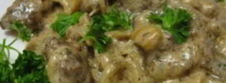 печень говяжья, тушенная в сметане. Шаг 11