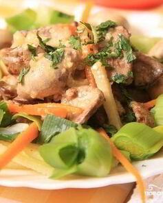 Печень по-итальянски