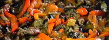 печень с болгарским перцем. Шаг 8