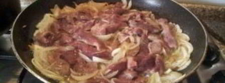 жареная говяжья печень. Шаг 5