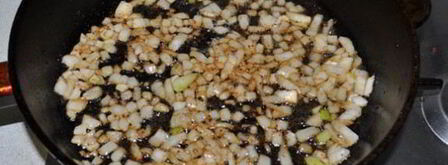 жареная печень с яблоками. Шаг 4