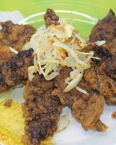 Жареная печень свиная