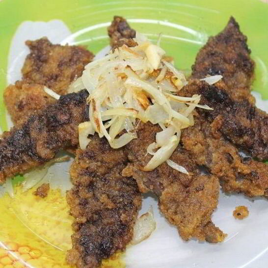 Рецепт жареной печени свиной