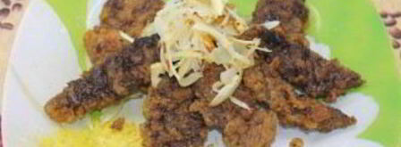 жареная печень свиная. Шаг 6