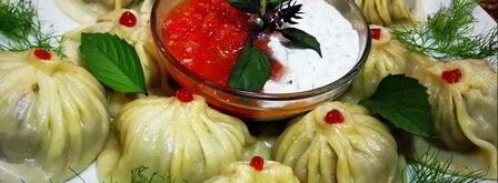 хинкали с бараниной и индейкой на пару. Шаг 11