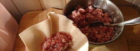 хинкали с минеральной водой. Шаг 9