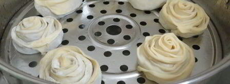 ленивые пельмени-розочки. Шаг 13