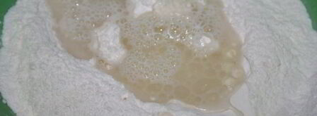 мини-хинкали с говядиной, пекинской капустой и соевым соусом. Шаг 4