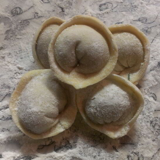 Рецепт пельменей из говядины и свинины с зеленью