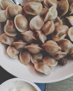 Пельмени из курицы