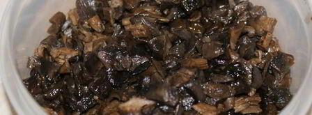 пельмени с сухими грибами и яйцом. Шаг 5