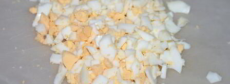 пельмени с сухими грибами и яйцом. Шаг 7