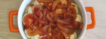 пельмени в духовке с лечо. Шаг 7