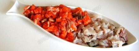 рыбные пельмени с овощами. Шаг 4