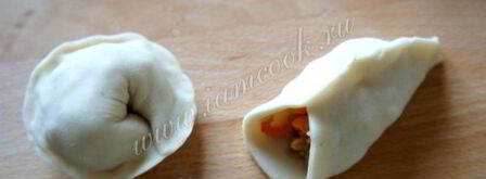 рыбные пельмени с овощами. Шаг 10