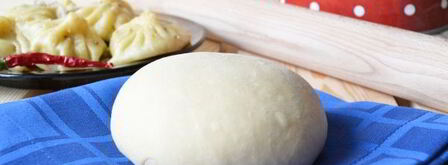 тесто для хинкали. Шаг 14