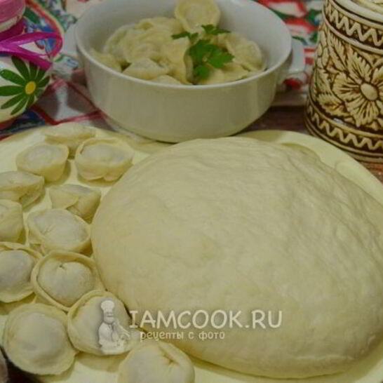 Рецепт теста для пельменей с полбяной мукой на воде
