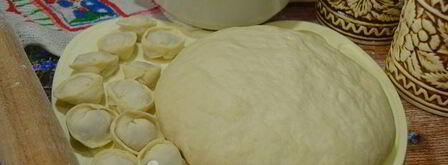 тесто для пельменей с полбяной мукой на воде. Шаг 15