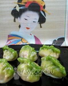 Цветные китайские пельмени