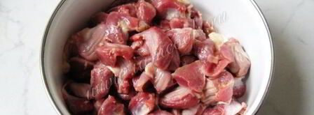 диетический плов с куриными желудками. Шаг 5