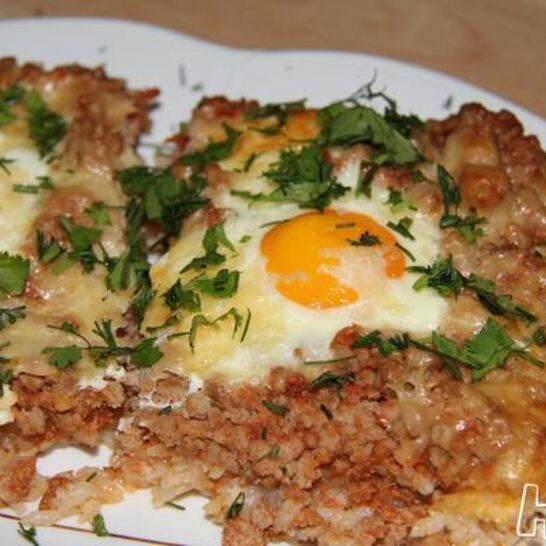 Рецепт джамбалайя — риса с фаршем и яйцами запеченные