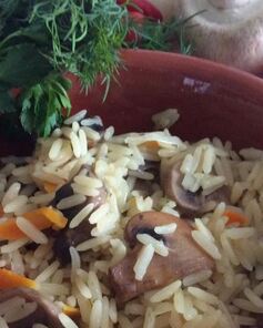 Грибной плов