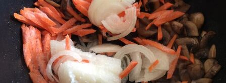 грибной плов. Шаг 3