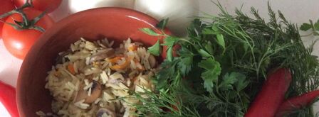 грибной плов. Шаг 5