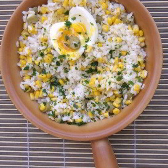 Рецепт летнего плова с кукурузой и мятой