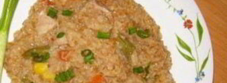 плов из пшеничной крупы. Шаг 7