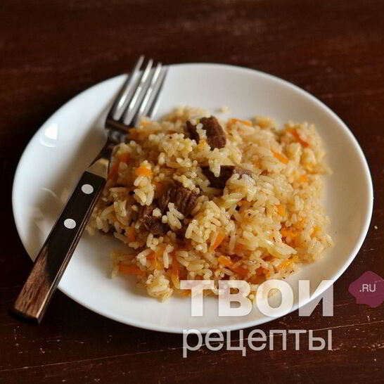 Рецепт плова с говядиной в мультиварке