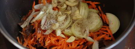 плов с говядиной в мультиварке. Шаг 6